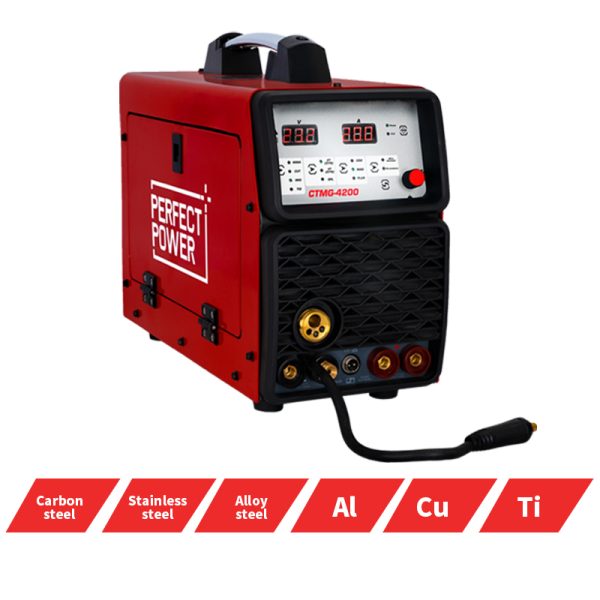 CTMG-4200 5 في 1 قاطعة بلازما عاكسة CUT/MMA/HF-TIG/FACW/MIG