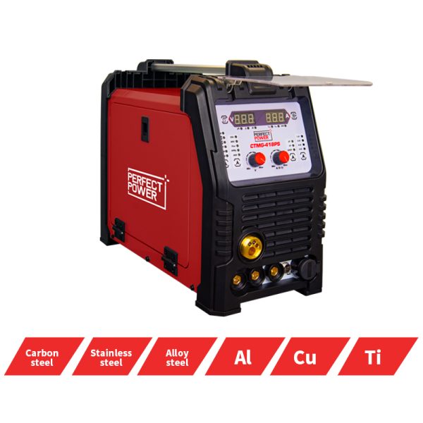 CTMG-418PS 5 في 1 قاطعة بلازما عاكسة CUT/MMA/HF-TIG/FACW/MIG