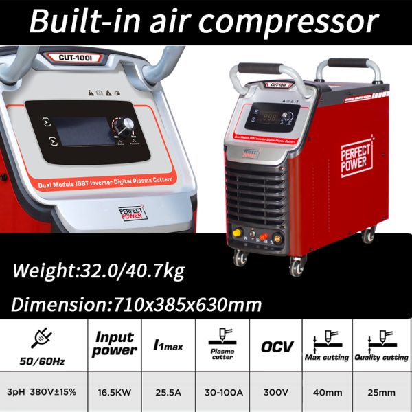 ماكينة قطع البلازما 100 AMP CUT-100I