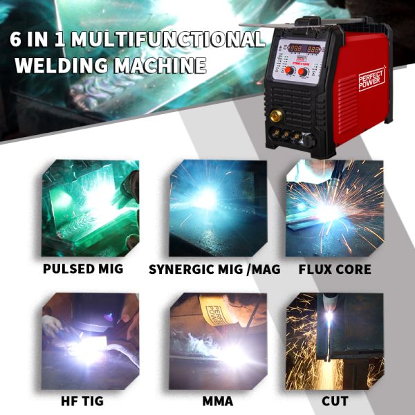 CTMG-418PS 5 في 1 قاطعة بلازما عاكسة CUT/MMA/HF-TIG/FACW/MIG